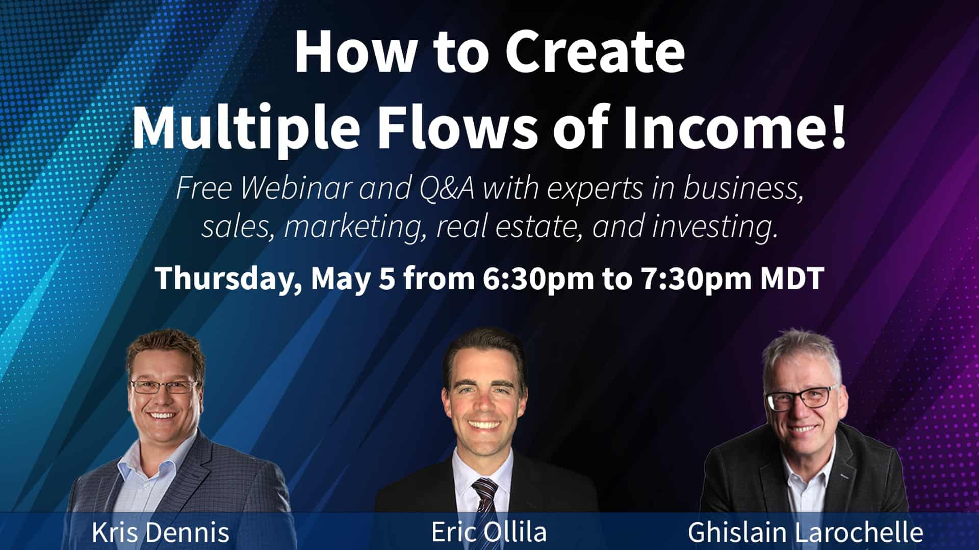 How To Create Multiple Flows of Income Event